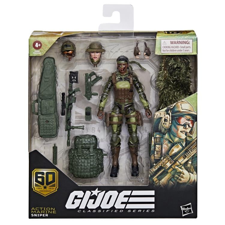 G.I. Joe Classified Series 60th Anniversary Action Marine - Sniper - Collectables > Action Figures > toys -  Hasbro