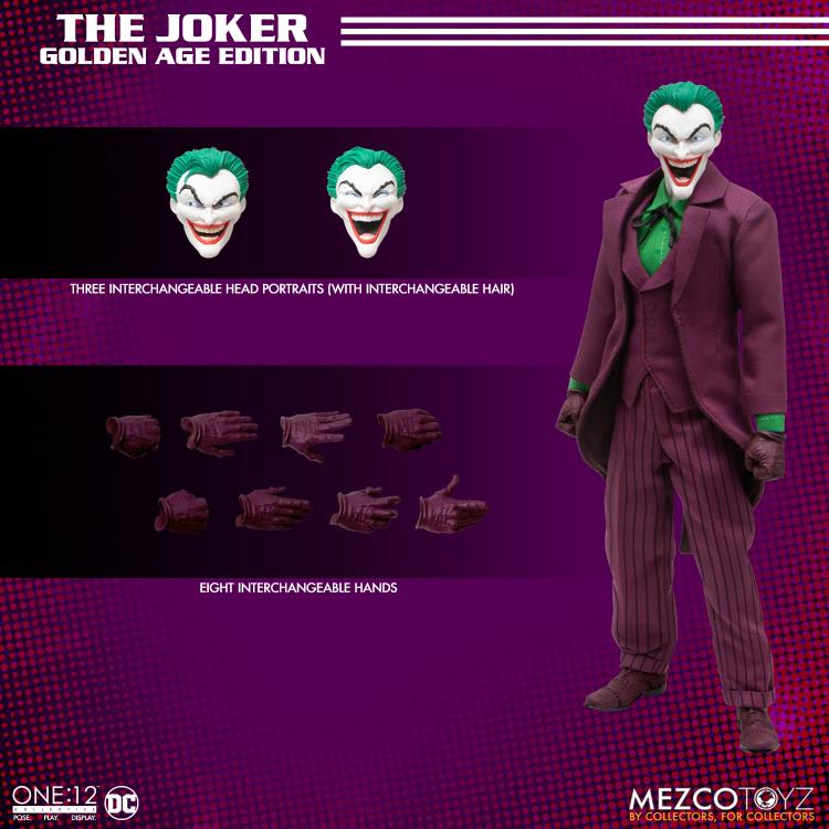 DC Comics One:12 Collective The Joker - Golden Age Edition (preorder 2024 Q3) - Collectables > Action Figures > toys -  MEZCO TOYS