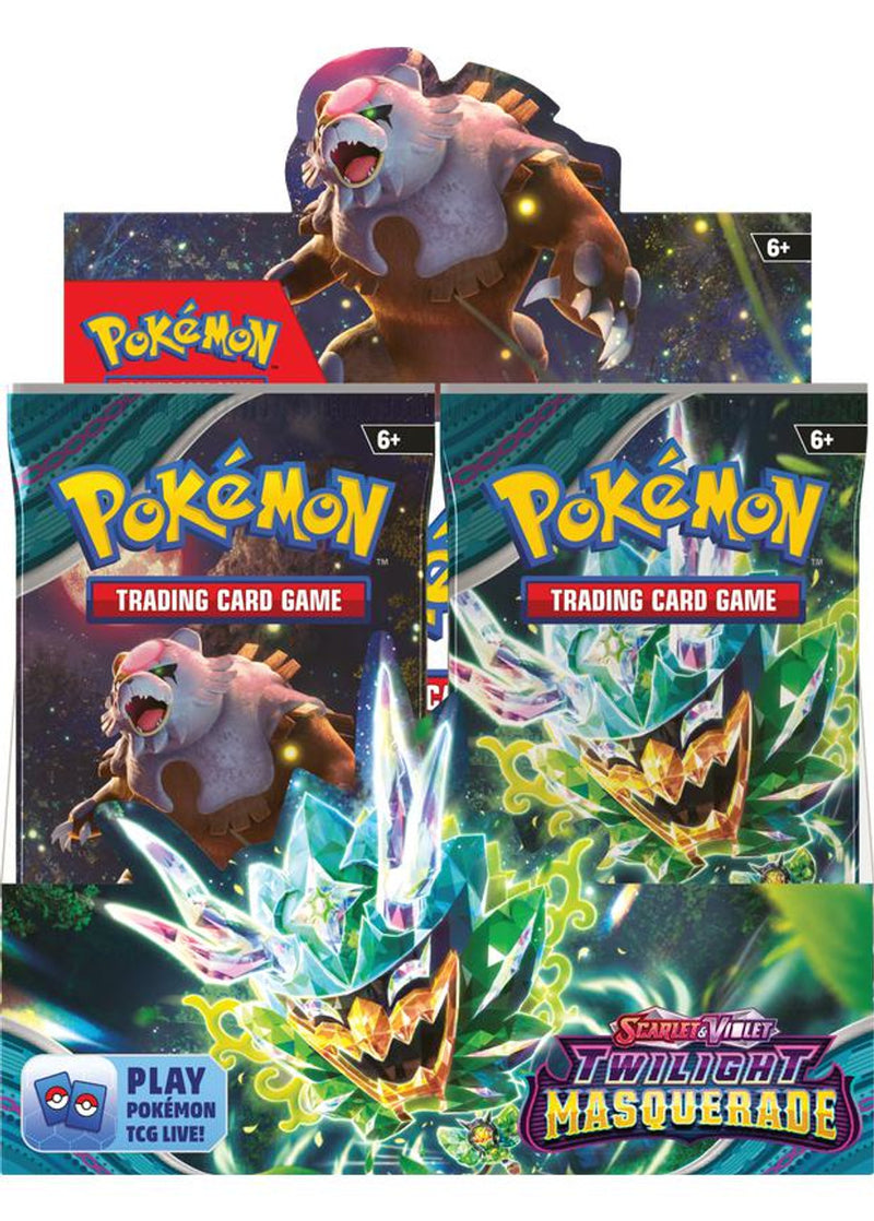 Pokemon TCG: Scarlet & Violet - Twilight Masquerade - Booster Box - Card Games -  Pokemon TCG