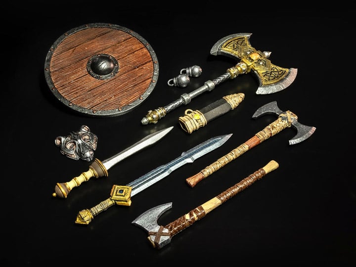Mythic Legions - Rising Sons Barbarian Weapons Pack (preorder Q3 2024) - Collectables > Action Figures > toys -  Four Horsemen