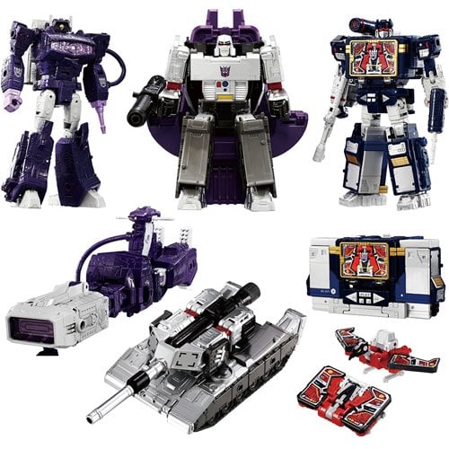Transformers Dramatic Capture Series DCS Nemesis Bridge Megatron, Soundwave, and Shockwave Set (preorder Q2) - Collectables > Action Figures > toys -  Hasbro