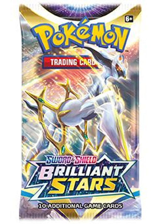 Pokémon TCG: Sword & Shield - Brilliant Stars - Booster Pack - Collectables > Action Figures > toys -  Pokemon TCG
