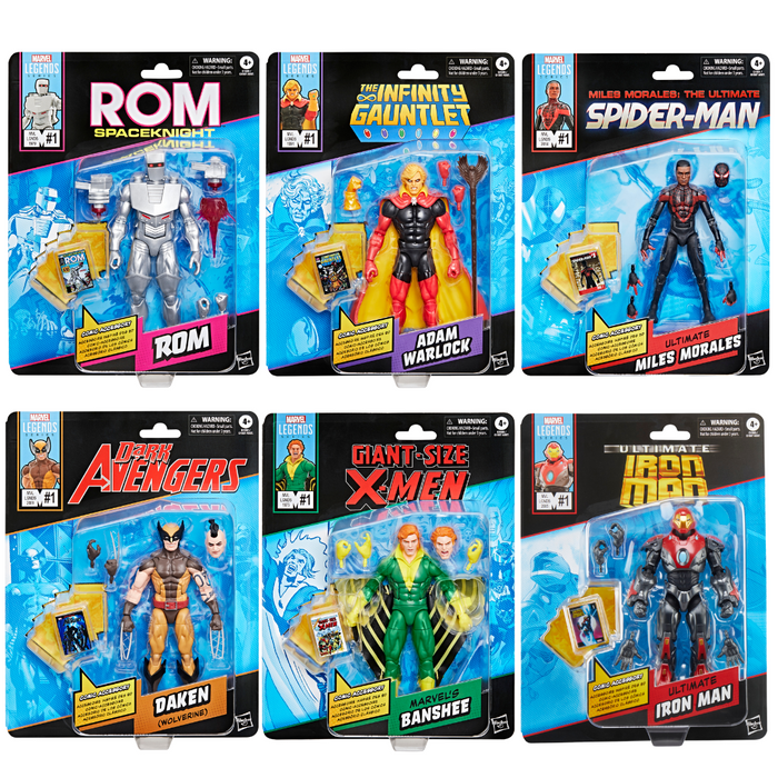 Marvel Legends Mini Marvel Legends Series Mini-Comics Wave 1 COMPLETE SET OF 6 — Toy Snowman