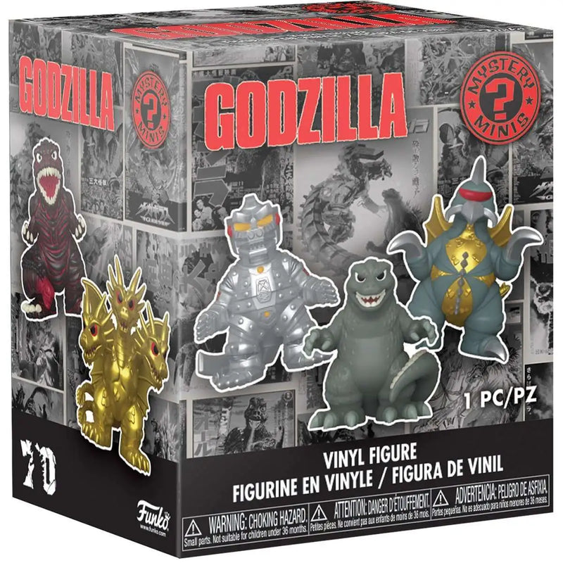 Funko 70th Anniversary Mystery Minis Godzilla Mystery Pack [1 RANDOM Figure] - Collectables > Action Figures > toys -  Funko