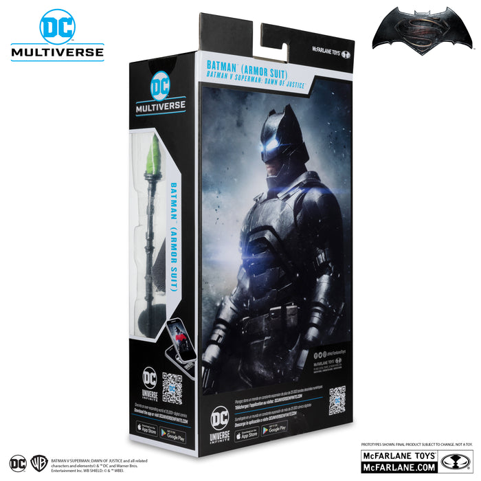 Batman v Superman: Dawn of Justice DC Multiverse - Batman (Armored Suit) - Chase / Platinum