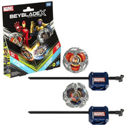 Beyblade X Marvel Collab Iron Man 4-80B vs. Thanos 4-60B Multipack Set - Exclusive - Collectables > Action Figures > toys -  Hasbro