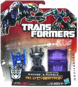 Transformers Generations Fall of Cybertron Ravage & Decepticon Rumble Legend - Mini Figure 2-Pack - Collectables > Action Figures > toys -  Hasbro