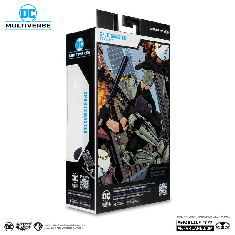 DC Multiverse -  SPORTSMASTER - Chase / Platinum - Collectables > Action Figures > toys -  McFarlane Toys