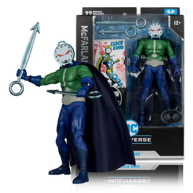 DC MCFARLANE COLLECTOR EDITION  - #18 CLOCK KING Chase / Platinum - Action figure -  McFarlane Toys
