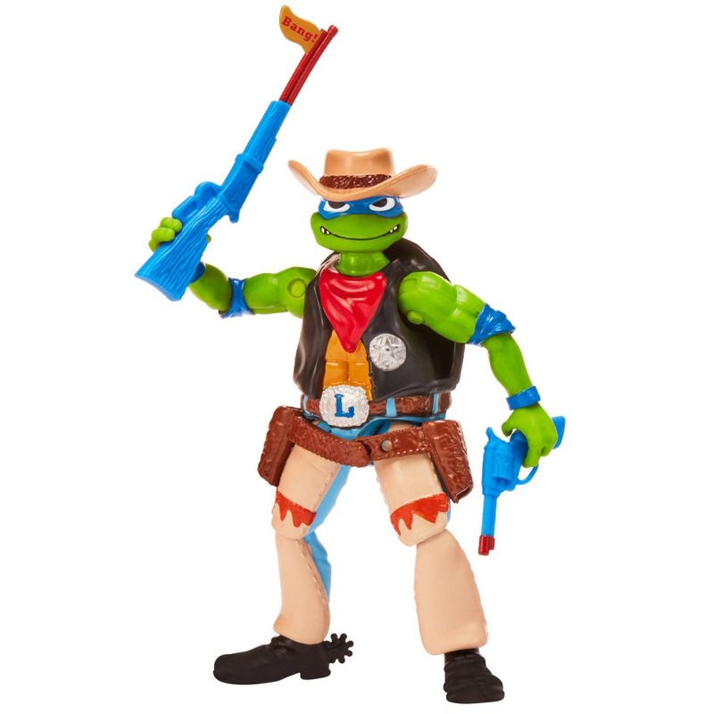 Teenage Mutant Ninja Turtles: Mutant Mayhem Cowboy Leo Action