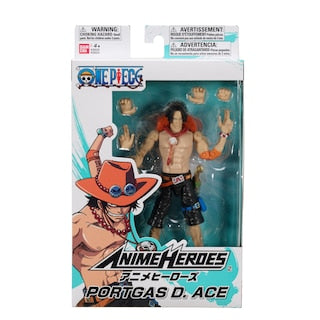 Luffy One Piece Anime Heroes Action Figure Articulado Bandai