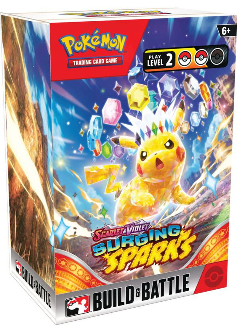 Pokémon TCG: Scarlet & Violet - Surging Sparks - Build & Battle Box! - Card Games -  Pokemon TCG