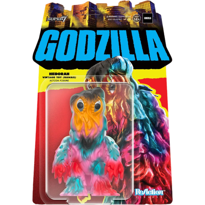 Godzilla vs. Hedorah (1971) - Hedorah (Vintage Toy Hawaii) Toho ReAction 3.75" Action Figure (2024 SDCC Exclusive) - Collectables > Action Figures > toys -  Super7