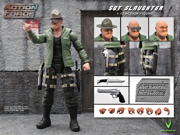 Action Force Sgt. Slaughter 1/12 Scale Figure - Action & Toy Figures -  VALAVERSE