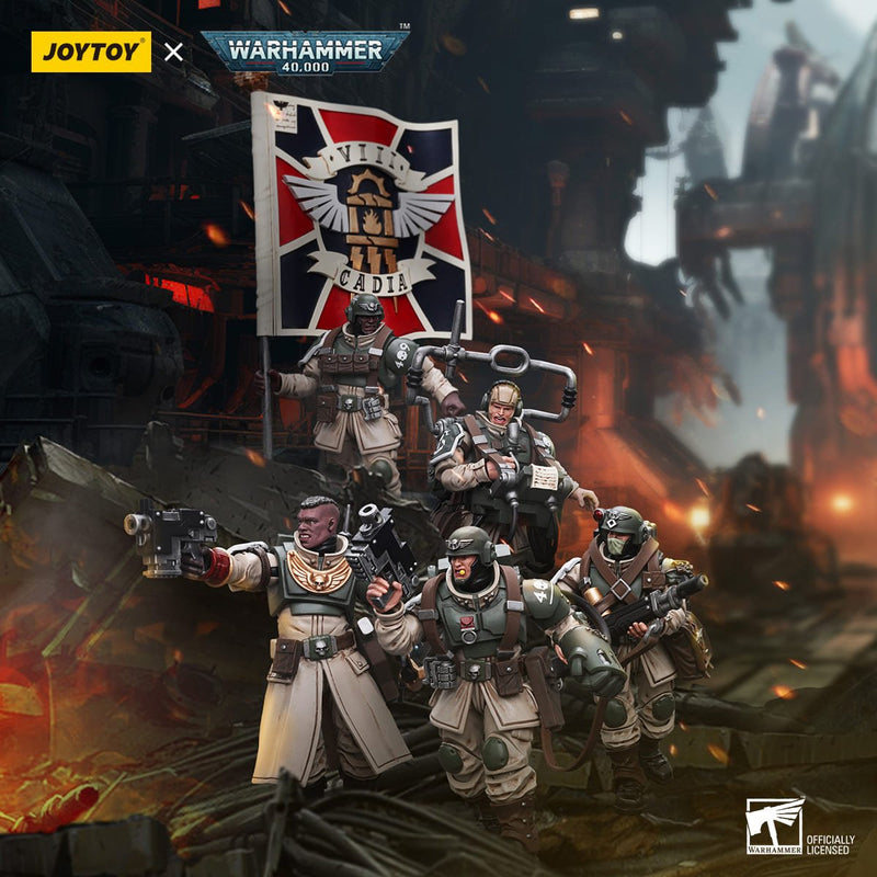 Warhammer 40k - Astra Militarum - Cadian Command Squad (preorder Q1) -  -  Toy Snowman