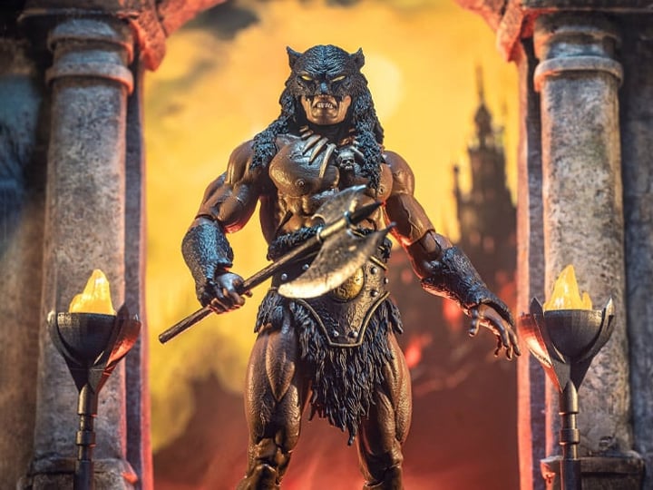 Fire & Ice ICON Collectibles Dark Wolf (Animated Ver.) 1/12 Scale