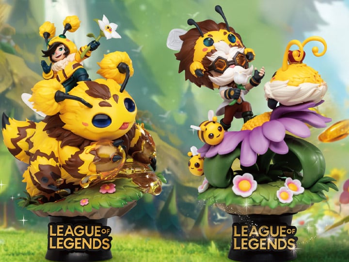 Diorama Stage-120-League of Legends- Nunu&Beelump & Heimerstinger Set - Collectables > Action Figures > toys -  Beast Kingdom