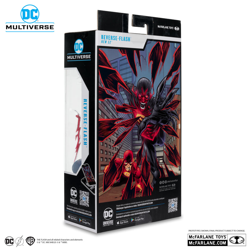 DC Multiverse -  REVERSE-FLASH (NEW 52) - Chase / Platinum - Collectables > Action Figures > toys -  McFarlane Toys