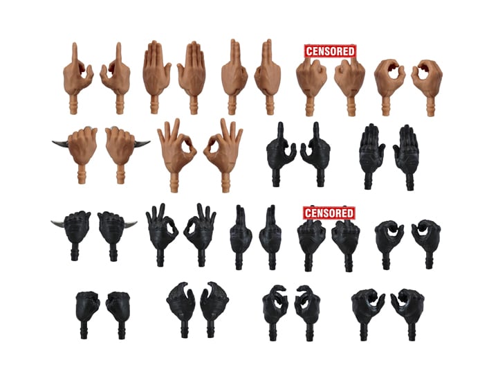 Action Force Hand Pack (Alpha) 1/12 Scale Accessory Set - Collectables > Action Figures > toy -  VALAVERSE