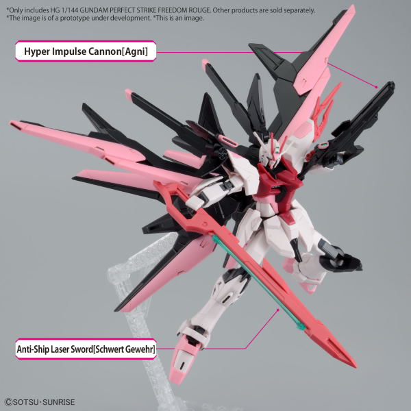 BANDAI HG 1/144 GUNDAM PERFECT STRIKE FREEDOM ROUGE (preorder Q1) - Collectables > Action Figures > toys -  Bandai