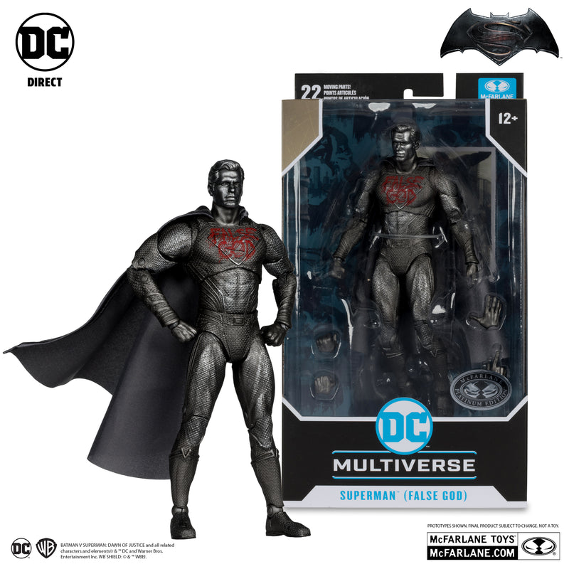 Batman v Superman: Dawn of Justice DC Multiverse - Superman (False God) - Chase / Platinum - Collectables > Action Figures > toys -  McFarlane Toys