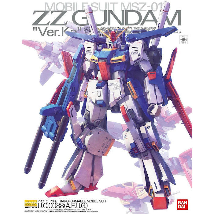 MG ZZ Gundam Ver.Ka 1/100 - Model Kit > Collectable > Gunpla > Hobby -  Bandai
