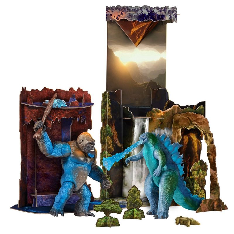 Godzilla X Kong  - STORY IN A BOX - GODZILLA VS KONG 2 HOLLOW EARTH BATTLE - Collectables > Action Figures > toys -  PLAYMATES