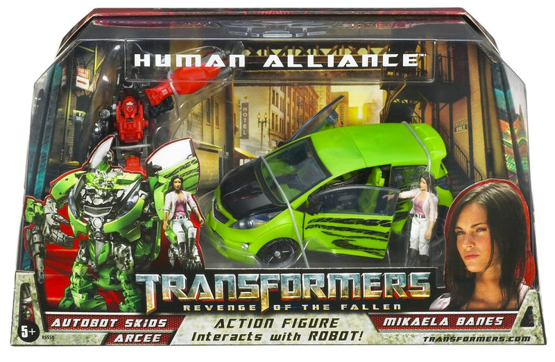 Transformers Movie - Revenge of the Fallen (ROTF) Human Alliance: Autobot Skids with Arcee and Mikaela Banes - Collectables > Action Figures > toys -  Hasbro