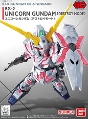 SD EX-Standard 005 Unicorn Gundam [Destroy Mode] - Model Kit > Collectable > Gunpla > Hobby -  Bandai