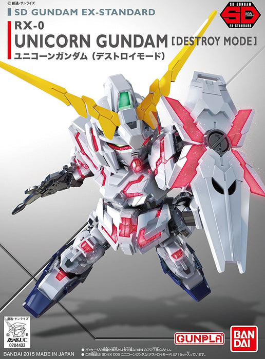 SD EX-Standard 005 Unicorn Gundam [Destroy Mode] - Model Kit > Collectable > Gunpla > Hobby -  Bandai