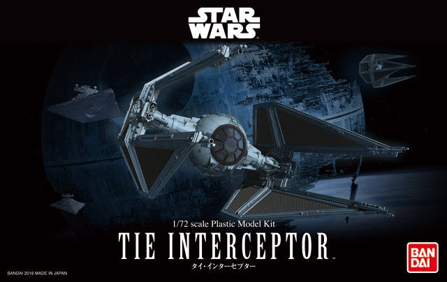 Star Wars - TIE Interceptor 1/72 - Model kit - Collectables > Action Figures > toys -  Bandai