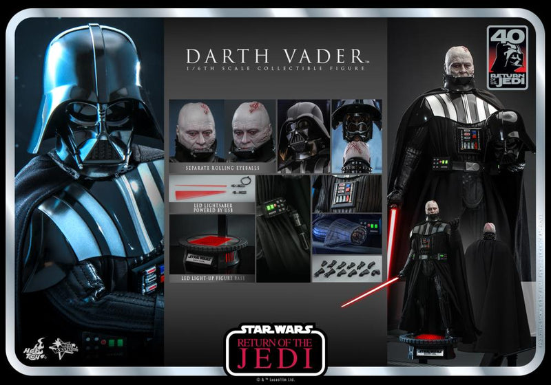 Star Wars - Darth Vader Return of the Jedi - 1/6th Scale Collectible Figure - MMS699  ***  Opened Box*** - Collectables > Action Figures > toys -  Hot Toys