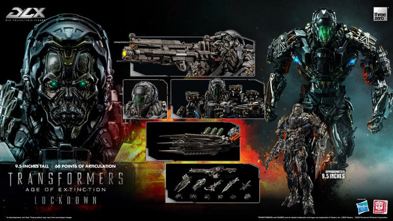 Transformers: Age of Extinction DLX Scale Collectible Series Lockdown Action Figure ( preorder Q2 2025 ) - Collectables > Action Figures > toys -  ThreeZero
