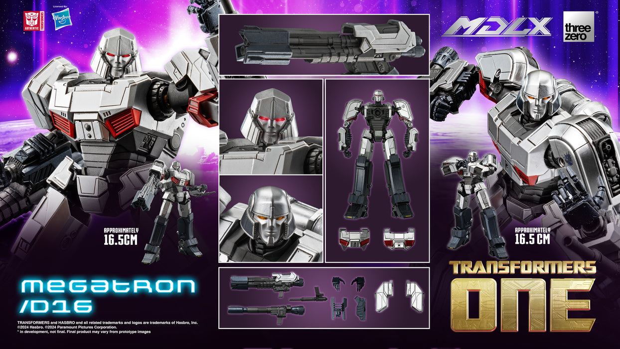 Transformers One MDLX Megatron (D16) (preorder Q3 2025)