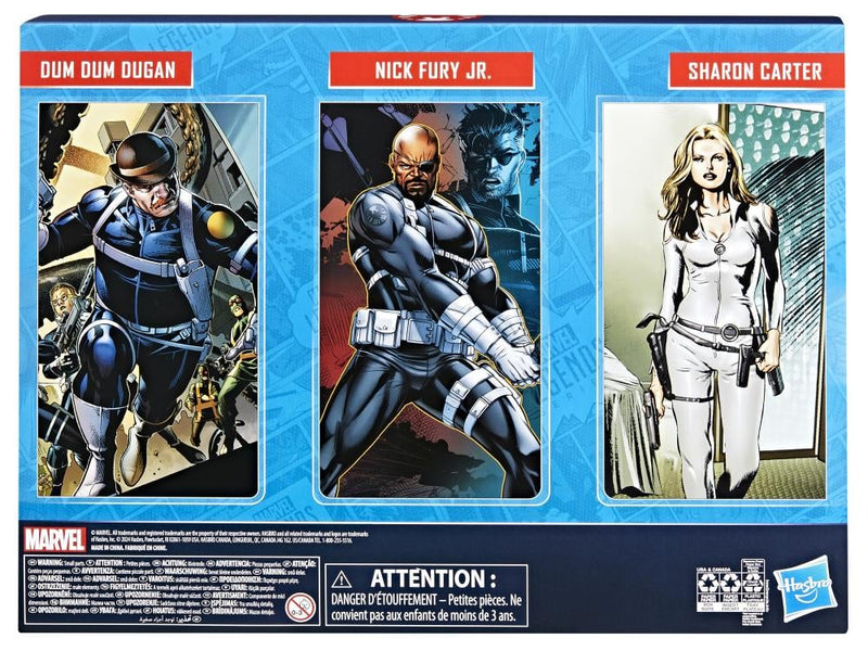 Captain America Marvel Legends S.H.I.E.L.D. Three-Pack (preorder Q3) - Collectables > Action Figures > toys -  Hasbro