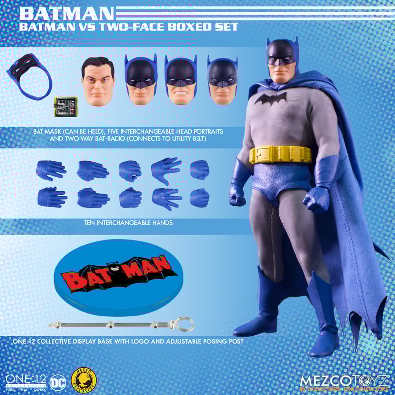 Golden Age Batman vs Two-Face Boxed Set - Collectables > Action Figures > toys -  MEZCO TOYS