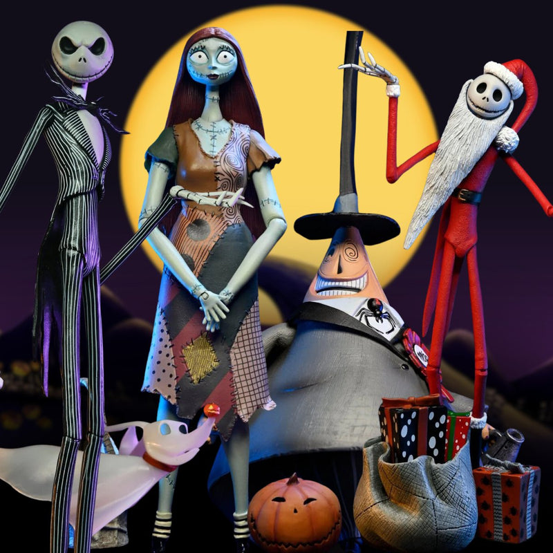 The Nightmare Before Christmas Ultimate Set of 4 Action Figures -  -  Neca