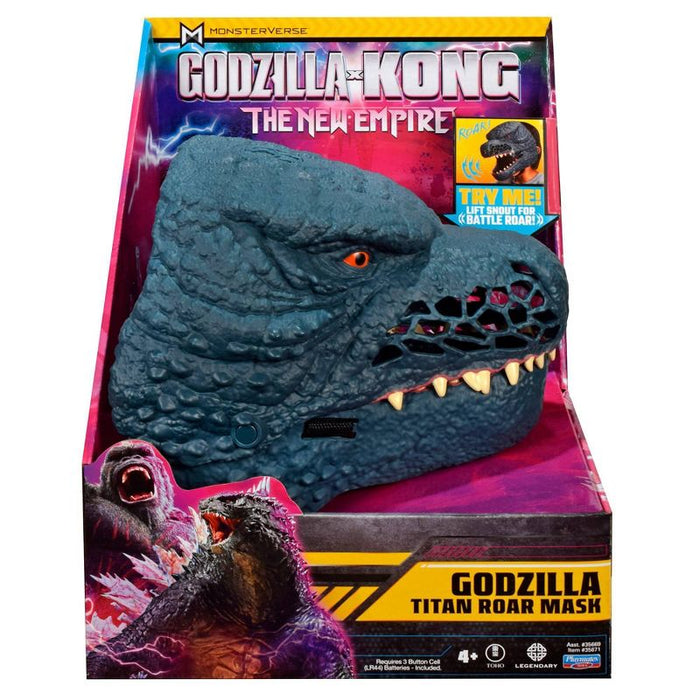 Godzilla x Kong: The New Empire Godzilla Titan Roar Interactive Mask - Gear > Cosplay > props -  PLAYMATES