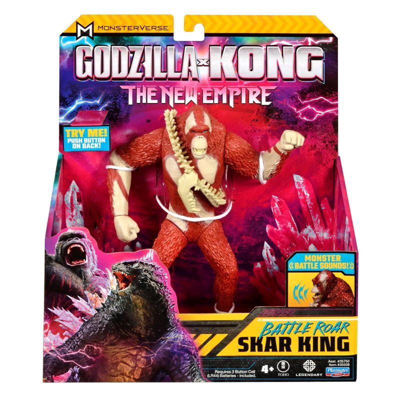 Godzilla x Kong: The New Empire Skar King Battle Roar Figure - Collectables > Action Figures > toys -  PLAYMATES