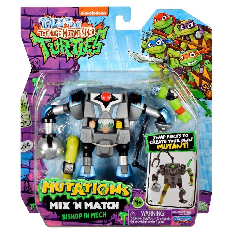 Teenage Mutant Ninja Turtles Bishop in Mech Mix 'N' Match Action Figure - Collectables > Action Figures > toys -  PLAYMATES