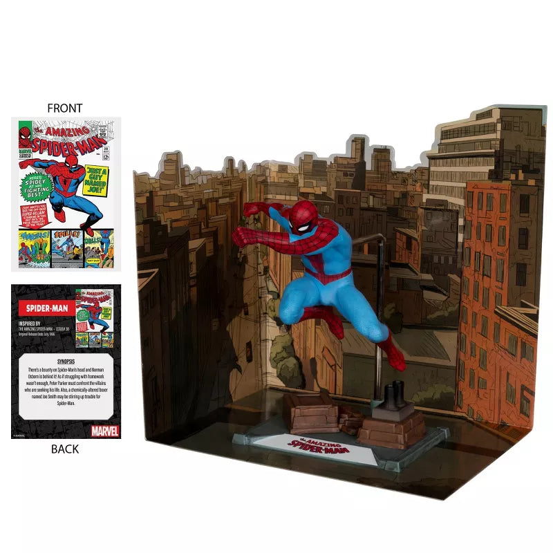 Marvel The Amazing Spider-Man - with Art Card - 1:10th Scale - Collectables > Action Figures > toys -  McFarlane Toys