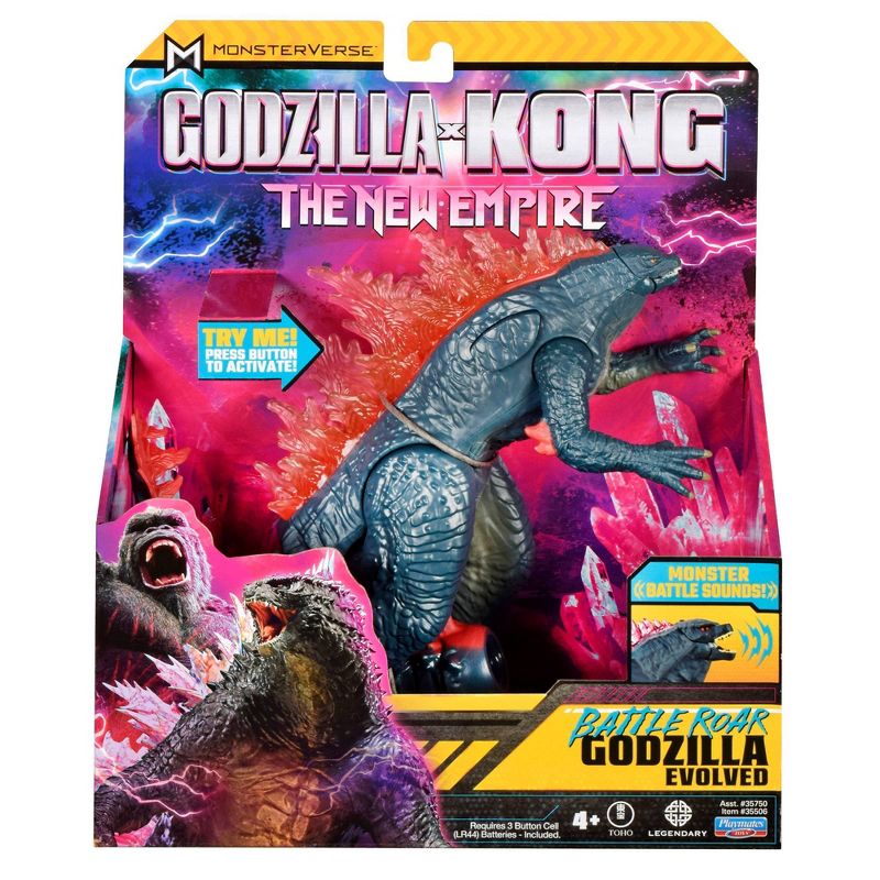 Godzilla x Kong: The New Empire Godzilla Evolved Battle Roar Figure - Collectables > Action Figures > toys -  PLAYMATES