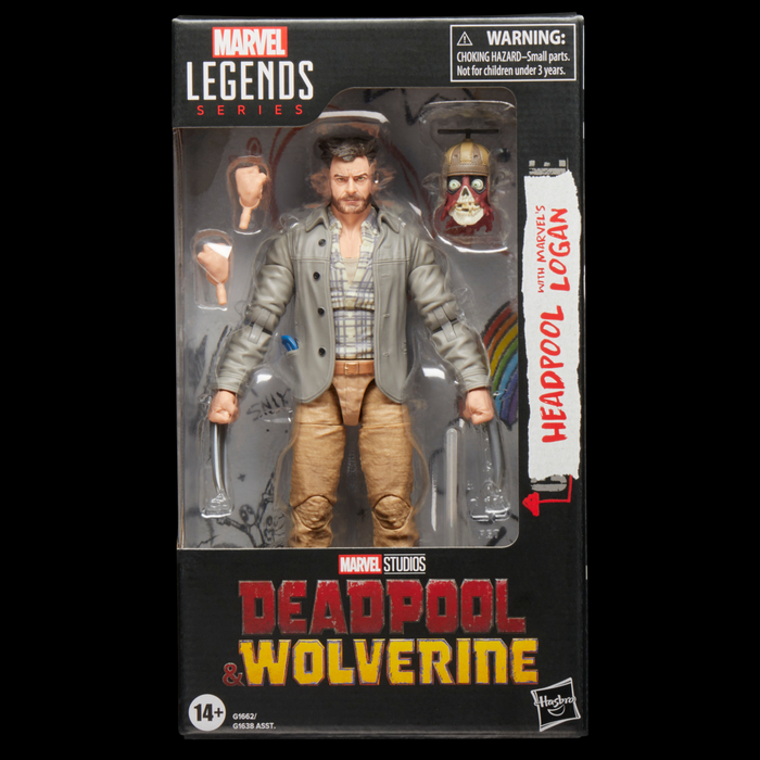 Marvel Legends Series Headpool with Marvel’s Logan Action Figure - Collectables > Action Figures > toys -  Hasbro