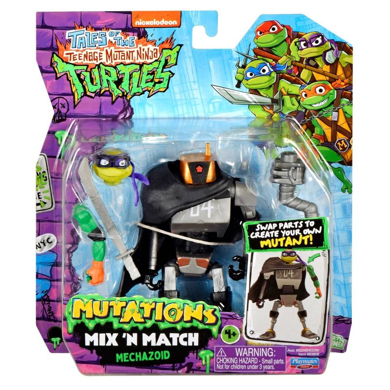 Teenage Mutant Ninja Turtles Mechazoid Mix 'N' Match Action Figure - Collectables > Action Figures > toys -  PLAYMATES