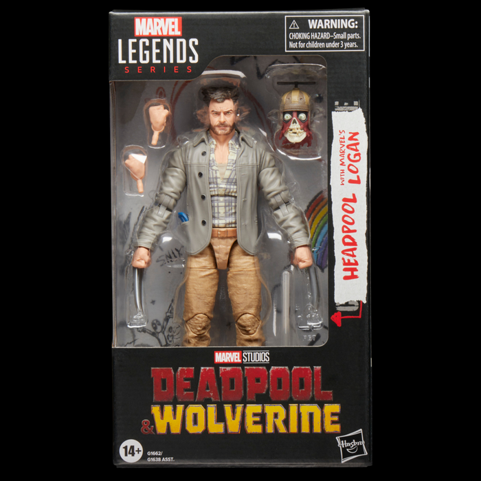 Marvel Legends Series Headpool with Marvel’s Logan Action Figure