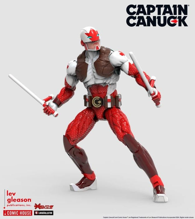 Captain Canuck Iconic Heroes Series Captain Canuck 1/12 Scale Action Figure (preorder Q2 2025)