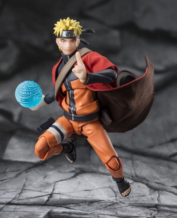Naruto: Shippuden S.H.Figuarts Naruto Uzumaki (Sage Mode Savior of Konoha) Exclusive Action Figure - Collectables > Action Figures > toys -  Bandai