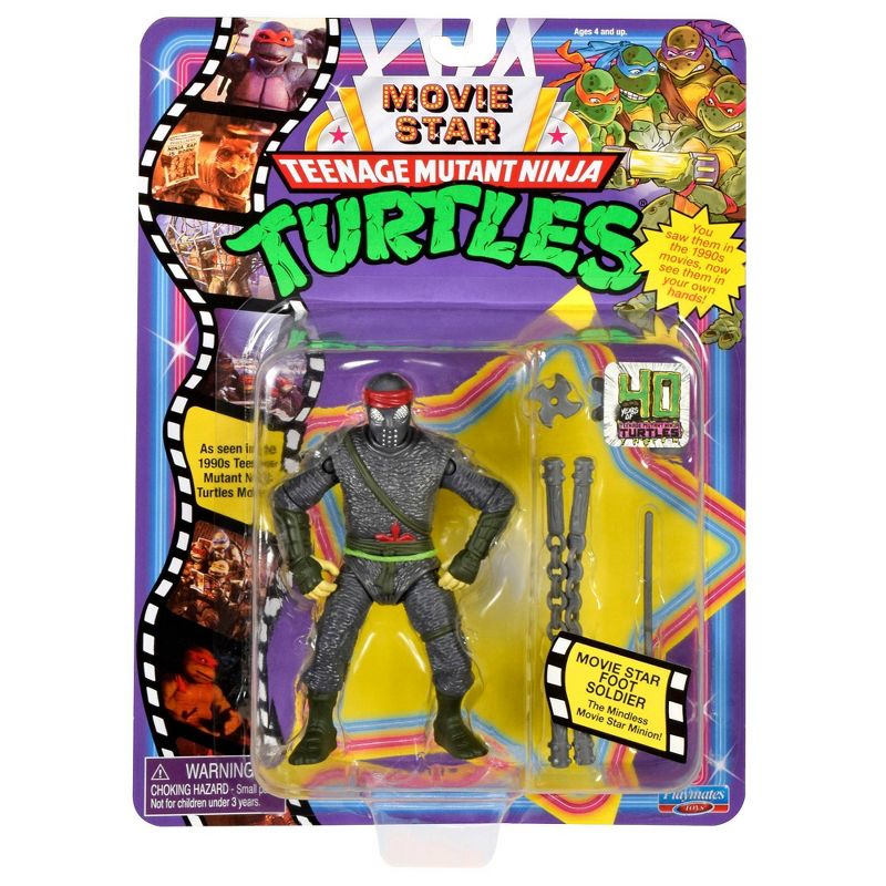 Teenage Mutant Ninja Turtles Foot Soldier Movie Star Action Figure - Collectables > Action Figures > toys -  PLAYMATES