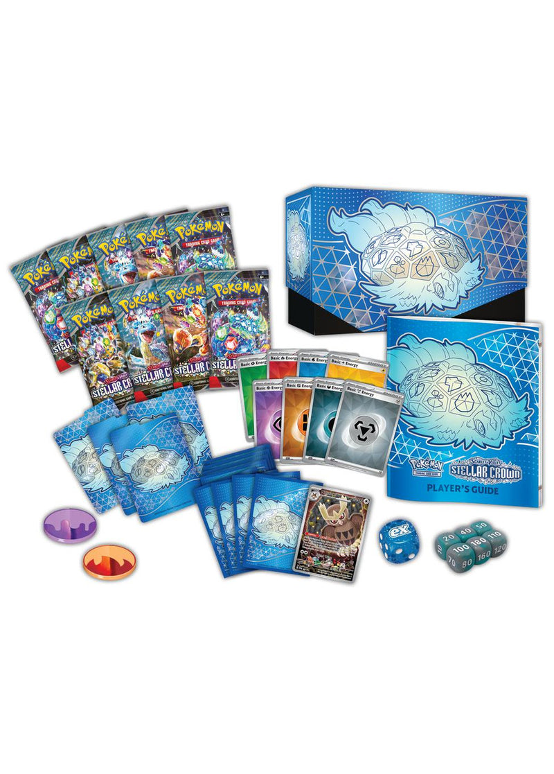 Pokémon TCG: Scarlet & Violet - Stellar Crown - Elite Trainer Box - Card Games -  Pokemon TCG