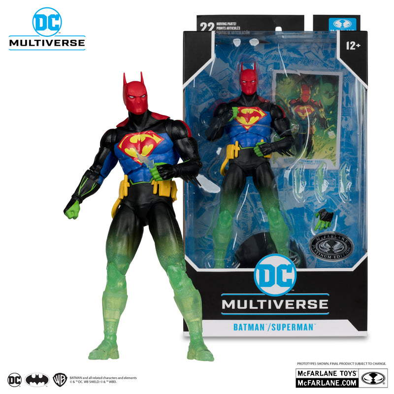 Batman/Superman: World's Finest DC Multiverse Batman/Superman Fusion - Chase - Collectables > Action Figures > toy -  McFarlane Toys